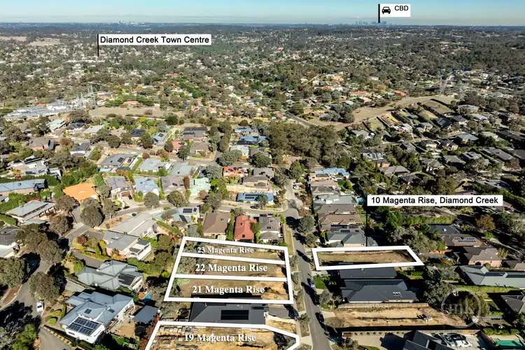 Second view of Homely land listing, 19, 21, 22 & 23 Magenta Rise, Diamond Creek VIC 3089