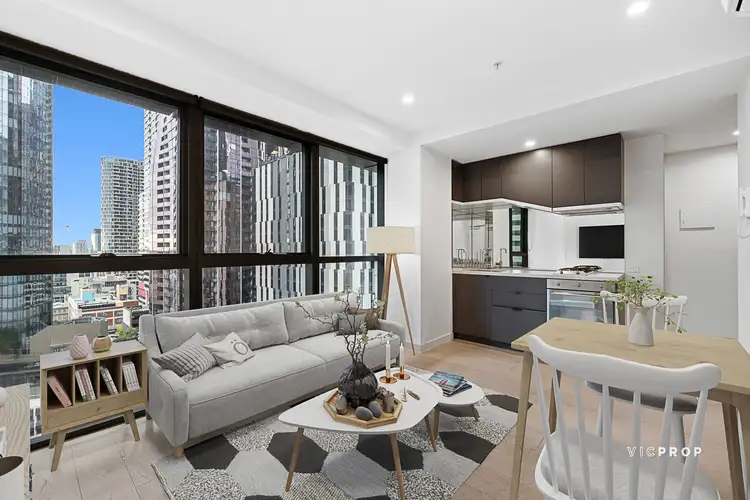 Second view of Homely apartment listing, 1702/327 La Trobe Street, Melbourne VIC 3000