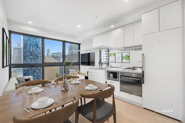 Second view of Homely apartment listing, 1704/327 La Trobe Street, Melbourne VIC 3000
