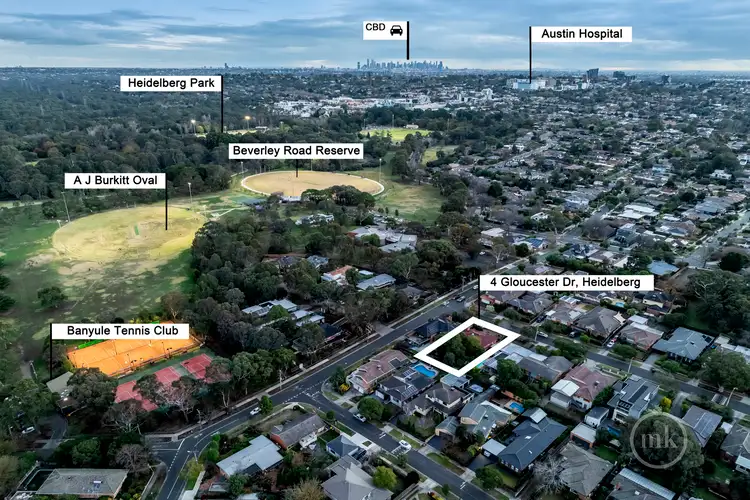 Second view of Homely house listing, 4 Gloucester Drive, Heidelberg VIC 3084