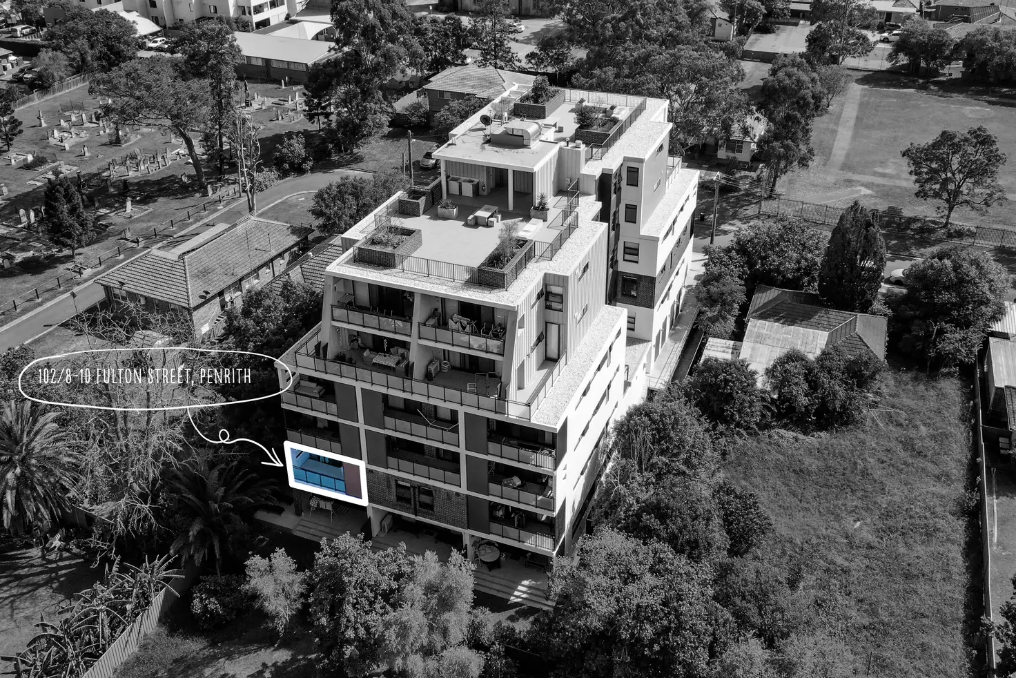 Main view of Homely apartment listing, 102/8 Fulton Street, Penrith NSW 2750