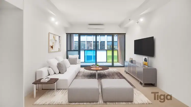 Second view of Homely apartment listing, 308/18 Russell Place, Melbourne VIC 3000