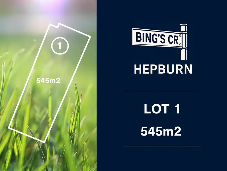 Main view of Homely land listing, LOT Lot 1, 236 Main Road, Hepburn VIC 3461