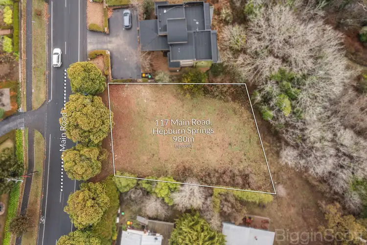 Main view of Homely land listing, 117 Main Road, Hepburn Springs VIC 3461
