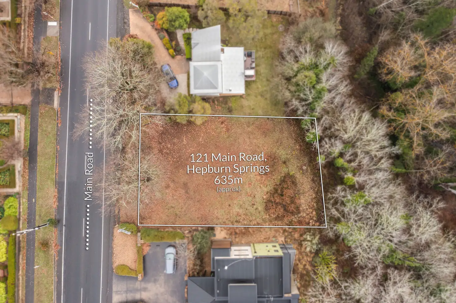 Main view of Homely land listing, 121 Main Road, Hepburn Springs VIC 3461