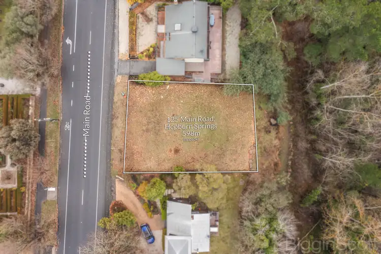 Main view of Homely land listing, 125 Main Road, Hepburn Springs VIC 3461