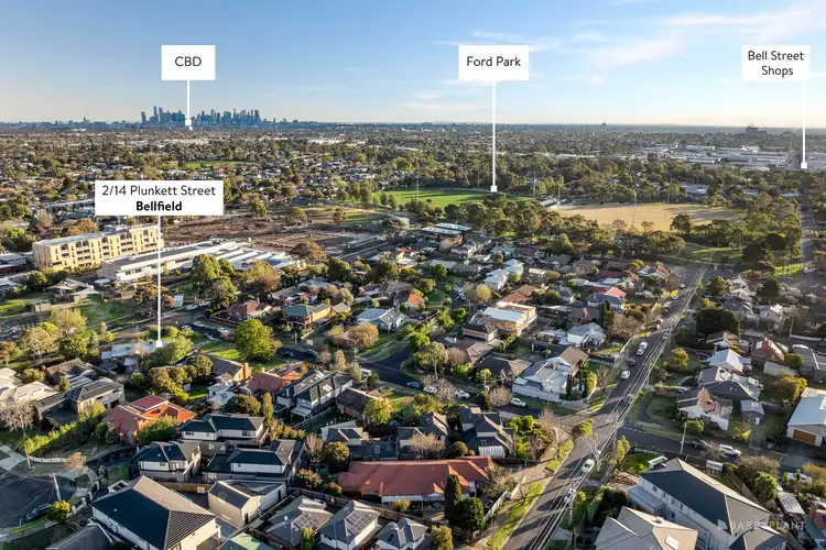 Second view of Homely townhouse listing, 2/14 Plunkett Street, Bellfield VIC 3081