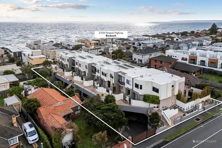 Main view of Homely townhouse listing, 2/544 Nepean Highway, Bonbeach VIC 3196