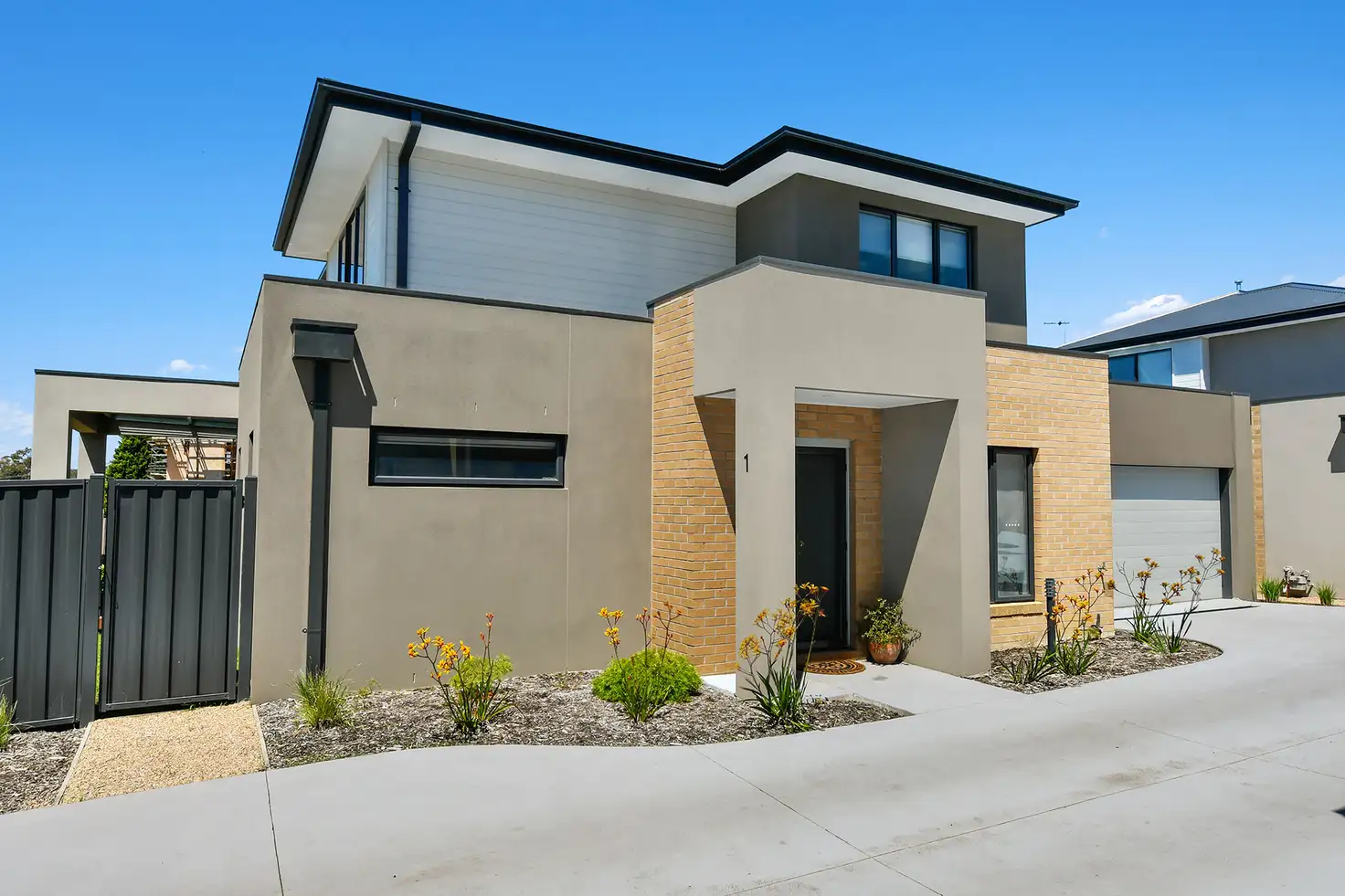 Main view of Homely townhouse listing, 1/214 North Road, Langwarrin VIC 3910