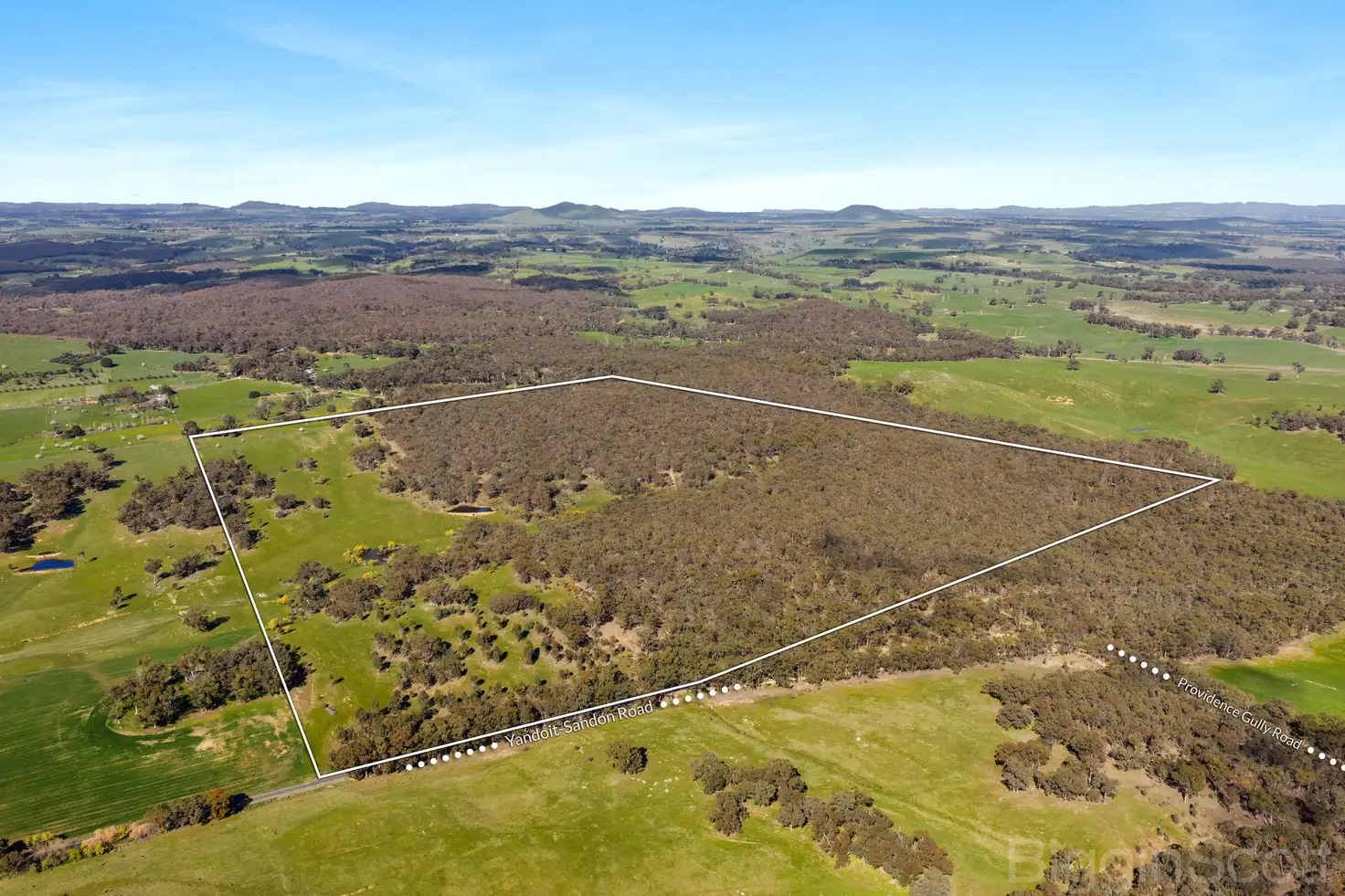 Main view of Homely land listing, 595 Providence Gully Road, Yandoit Hills VIC 3461