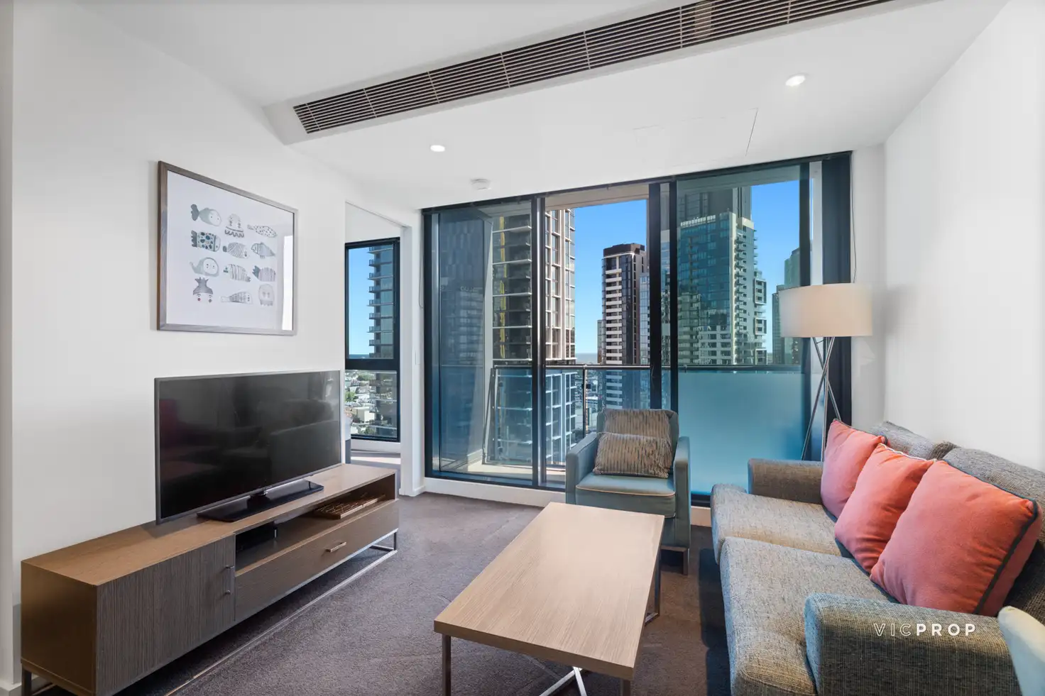 Main view of Homely apartment listing, 2603/1 Balston Street, Southbank VIC 3006
