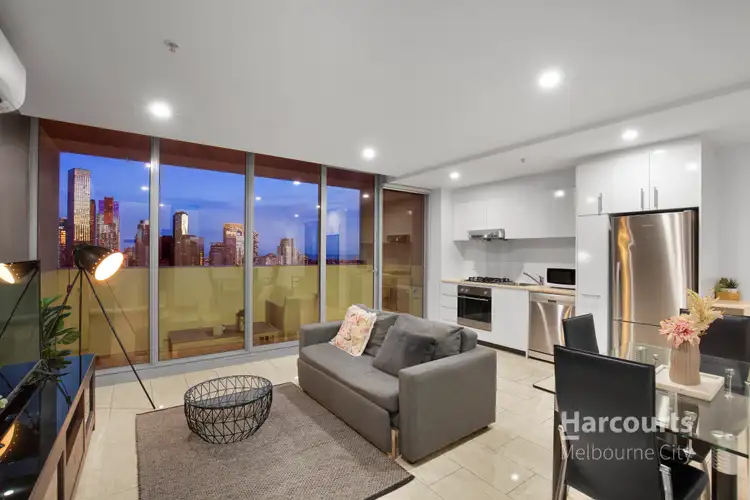 Second view of Homely apartment listing, 2409/8 Downie Street, Melbourne VIC 3000
