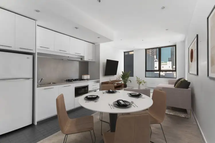 Second view of Homely apartment listing, 801/225 Elizabeth Street, Melbourne VIC 3000