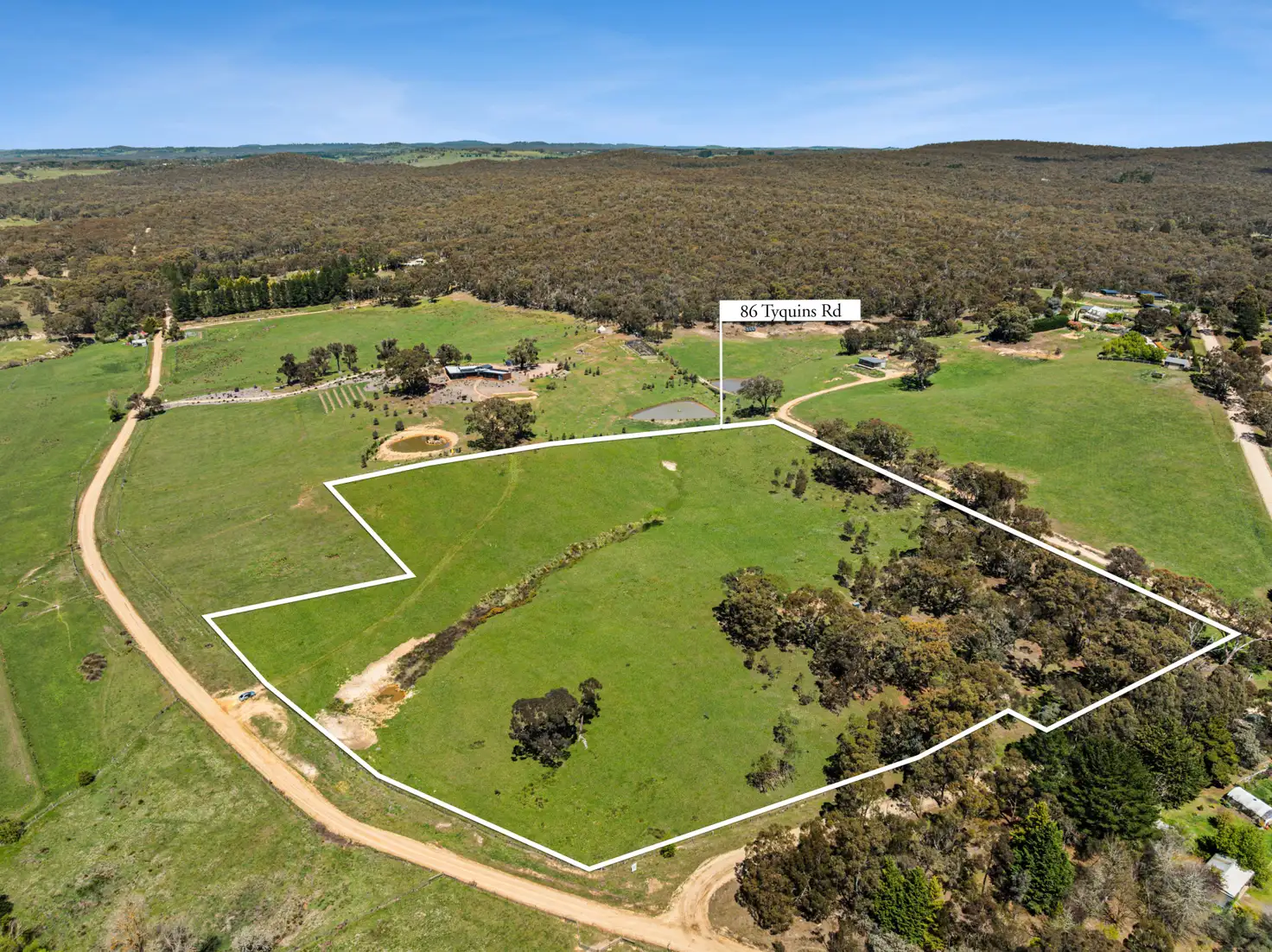 Main view of Homely land listing, 86 Tyquins Road, Taradale VIC 3447