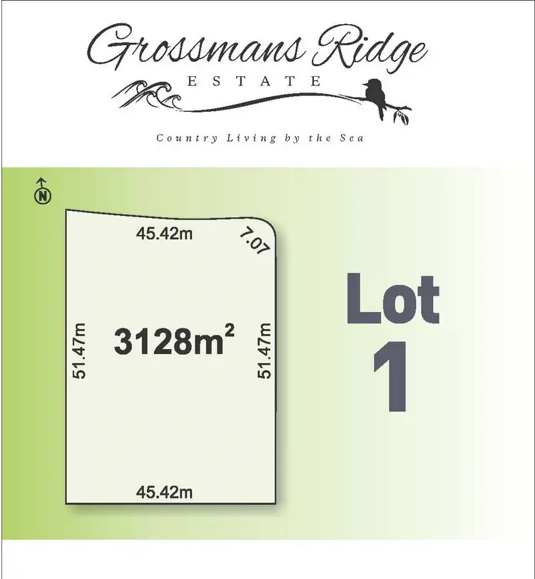 Main view of Homely land listing, Lot 1/Lot 1/460 Grossmans Road, Bellbrae VIC 3228