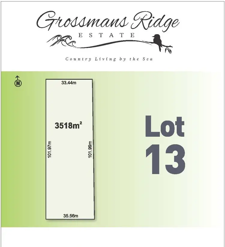 Main view of Homely land listing, Lot 13/460 Grossmans Road, Bellbrae VIC 3228