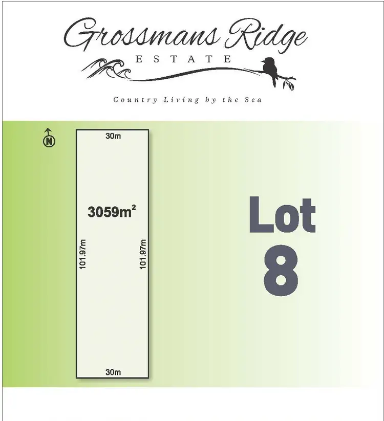 Main view of Homely land listing, Lot 8/460 Grossmans Road, Bellbrae VIC 3228