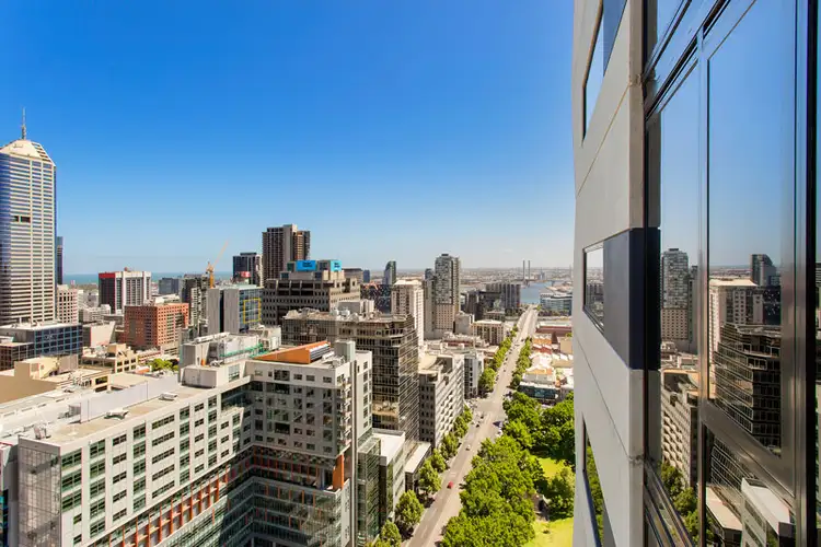 Second view of Homely apartment listing, 2608/350 William Street, Melbourne VIC 3000