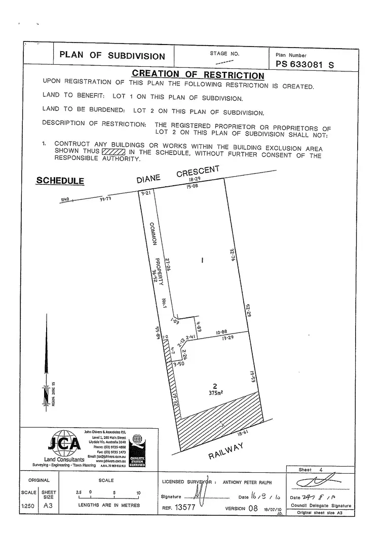 Second view of Homely land listing, Lot 2/77 Diane Crescent, Croydon VIC 3136