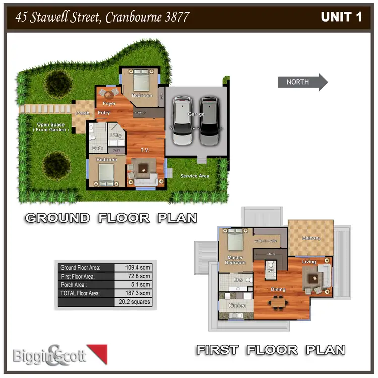 Second view of Homely townhouse listing, 1/45 Stawell Street, Cranbourne VIC 3977