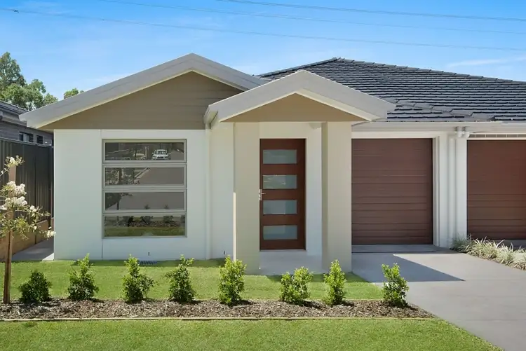 Main view of Homely semi-detached listing, 4A & 4B Blantyre Road, Macquarie Hills NSW 2285