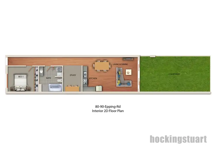 Second view of Homely apartment listing, G117/80G Epping Road, Epping VIC 3076