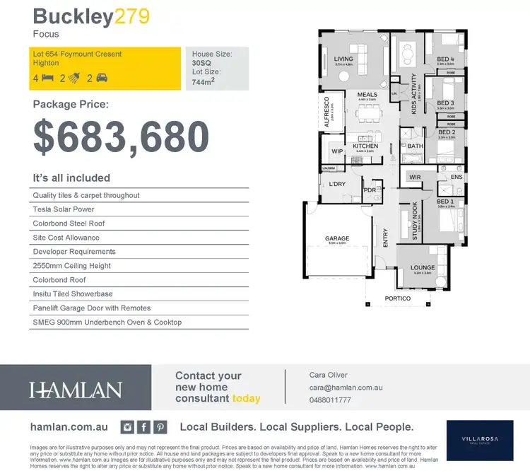 Third view of Homely land listing, Lot 654 Foymount Crescent, Highton VIC 3216