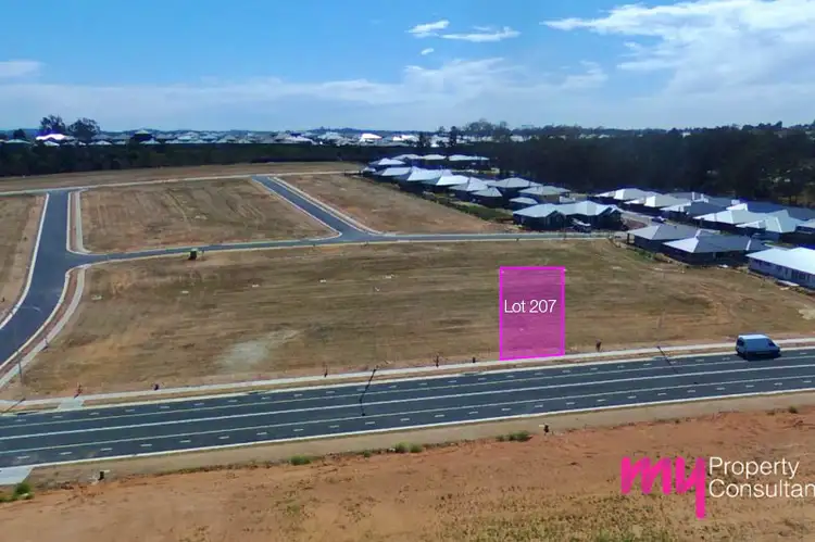 Main view of Homely land listing, Lot 207 Hampshire Boulevard, Spring Farm NSW 2570