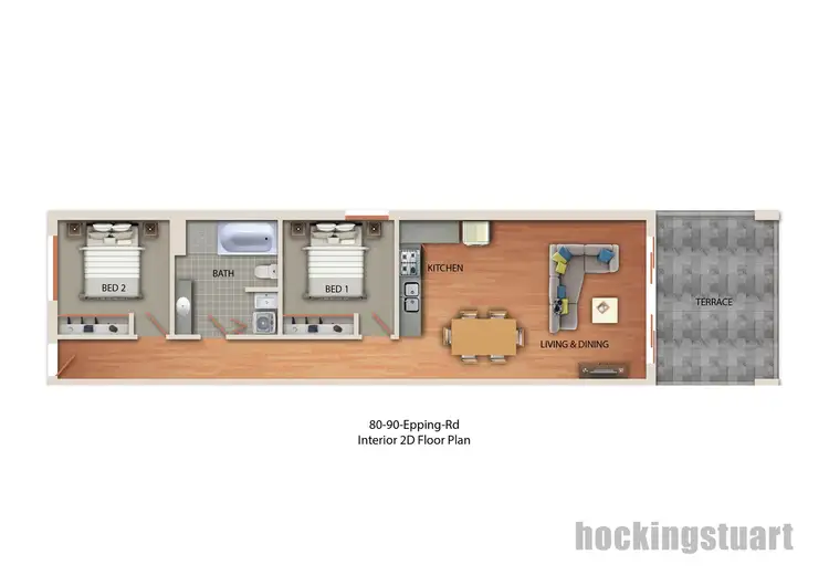 Second view of Homely apartment listing, G132/80G Epping Road, Epping VIC 3076