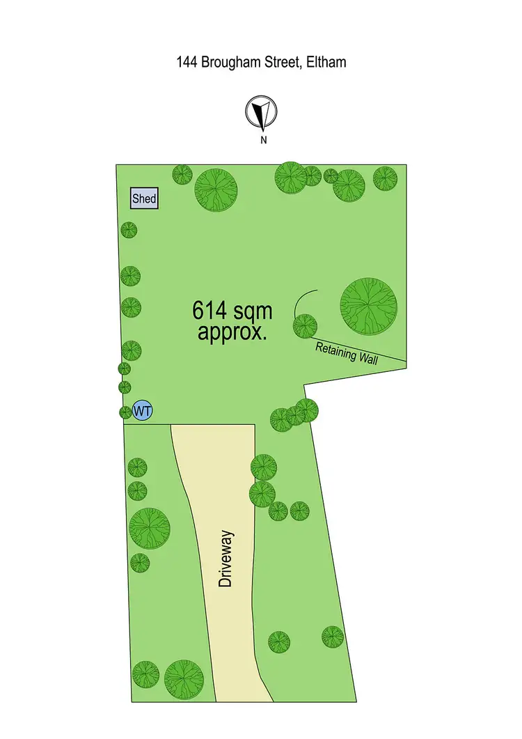 Main view of Homely land listing, 144 Brougham Street, Eltham VIC 3095