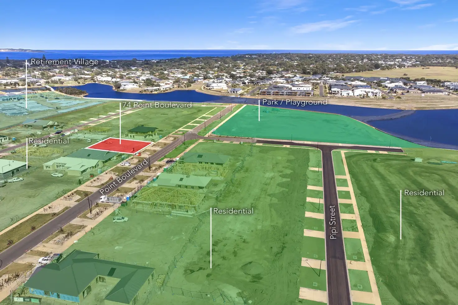 Main view of Homely land listing, 74 Point Boulevard, Point Lonsdale VIC 3225