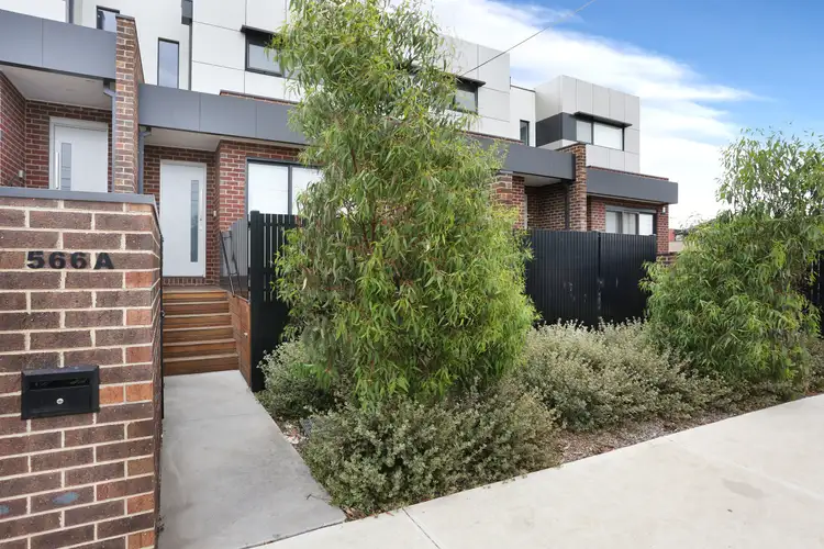 Main view of Homely townhouse listing, 566A Moreland Road, Brunswick West VIC 3055