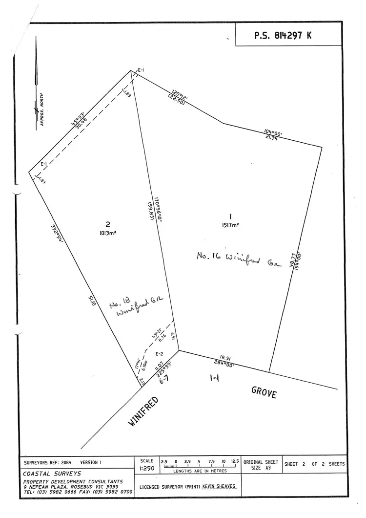 Third view of Homely land listing, 18 Winifred Grove, Blairgowrie VIC 3942