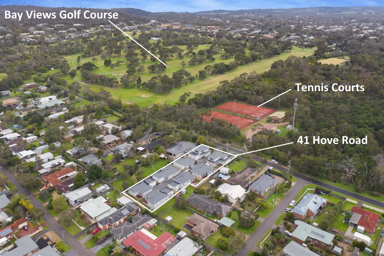 Main view of Homely townhouse listing, 1,3 & 8/41 Hove Road, Rosebud VIC 3939