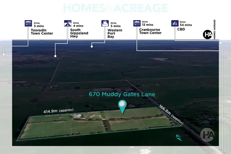 Second view of Homely rural property listing, 670 Muddy Gates Lane, Tooradin VIC 3980