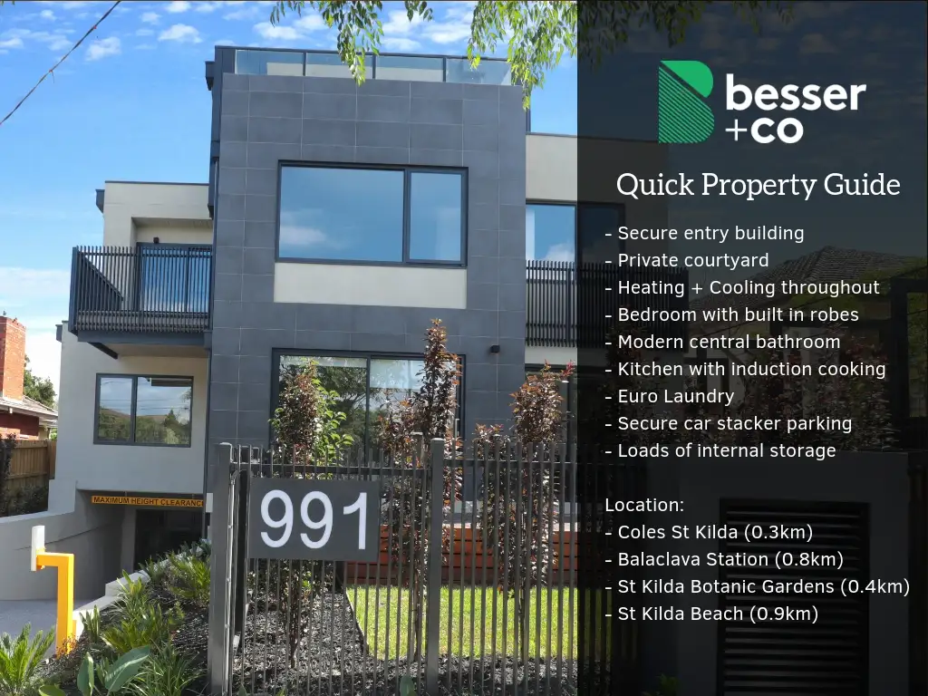 Main view of Homely apartment listing, 1/991 Glen Huntly Road, Caulfield South VIC 3162