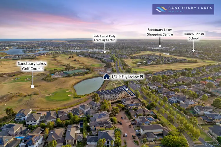 Third view of Homely townhouse listing, 1/1-9 Eagleview Place, Sanctuary Lakes VIC 3030