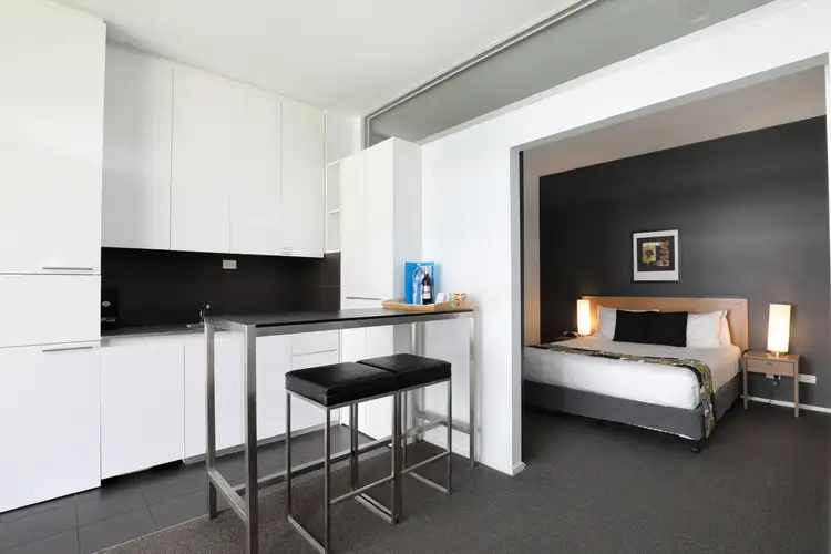 Second view of Homely apartment listing, 608/100 Exhibition Street, Melbourne VIC 3000
