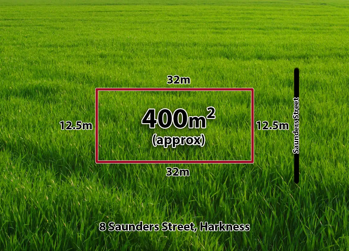 Main view of Homely land listing, 8 Saunders Street, Harkness VIC 3337