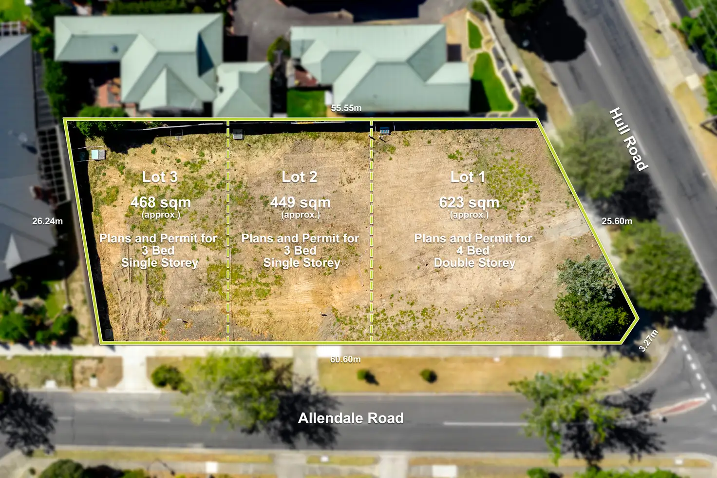 Main view of Homely land listing, 1-3/2 Allendale Road, Croydon VIC 3136