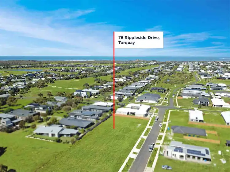 Main view of Homely land listing, 76 Rippleside Drive, Torquay VIC 3228