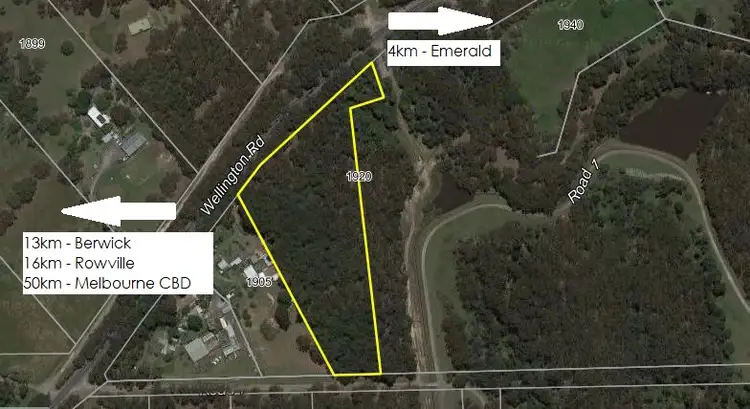 Main view of Homely land listing, 1920 Wellington Road, Clematis VIC 3782
