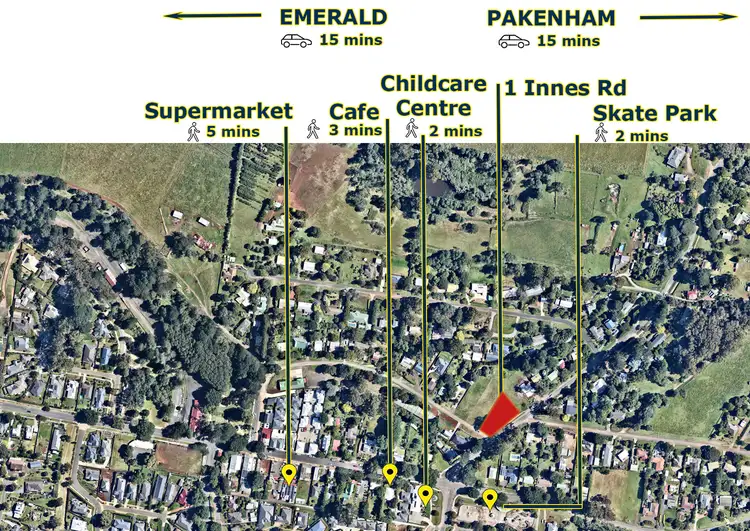 Second view of Homely land listing, 1 Innes Road, Gembrook VIC 3783
