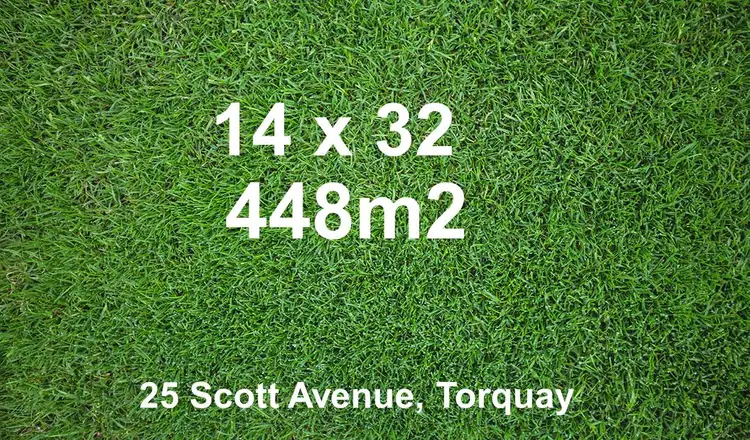 Main view of Homely land listing, 25 Scott Avenue, Torquay VIC 3228