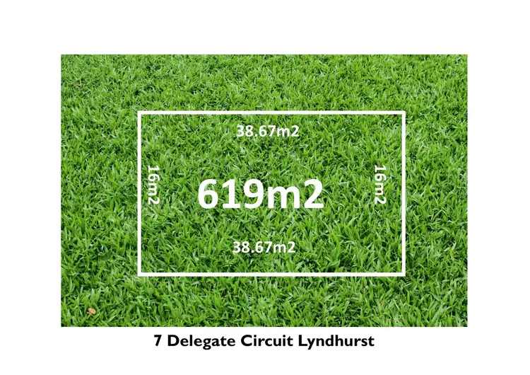 Main view of Homely land listing, 7 Delegate Circuit, Lyndhurst VIC 3975