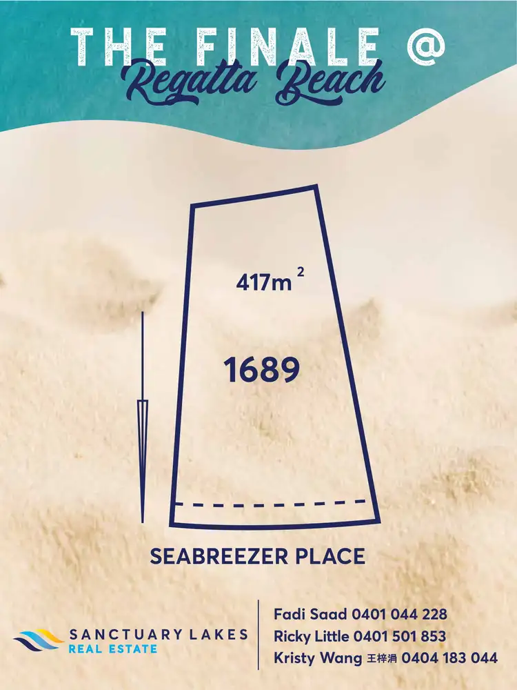 Lot 1689 Seabreezer Place, Sanctuary Lakes VIC 3030