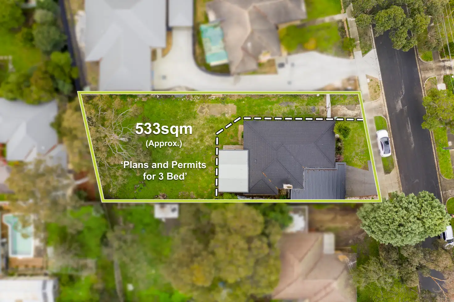 Main view of Homely land listing, 47a Taronga Crescent, Croydon VIC 3136