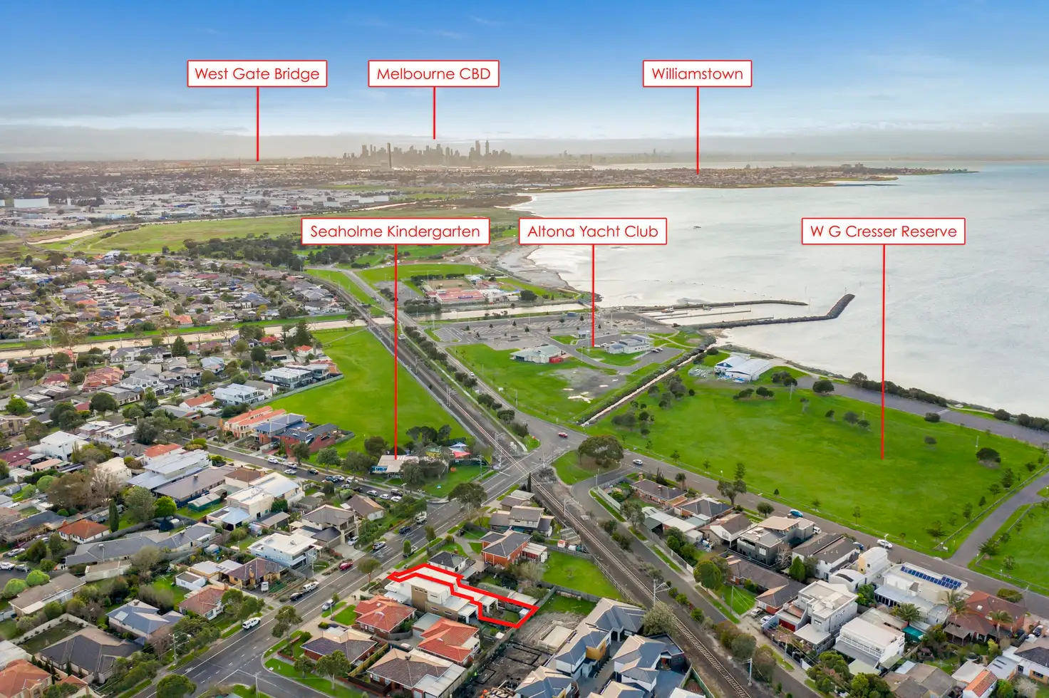 Main view of Homely house listing, 10 Civic Parade, Seaholme VIC 3018