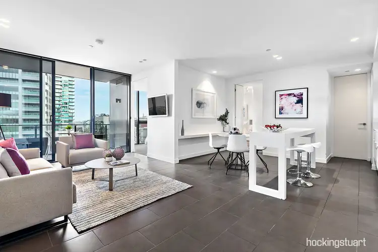 Main view of Homely apartment listing, 1402/22 Dorcas Street, Southbank VIC 3006