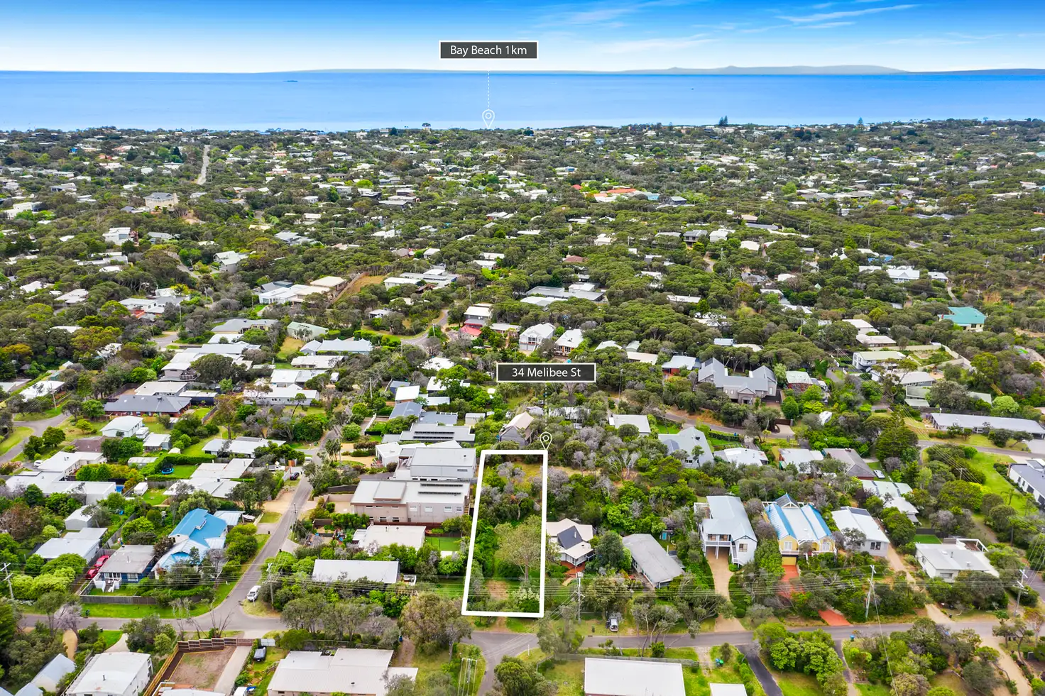Main view of Homely land listing, 34 Melibee Street, Blairgowrie VIC 3942